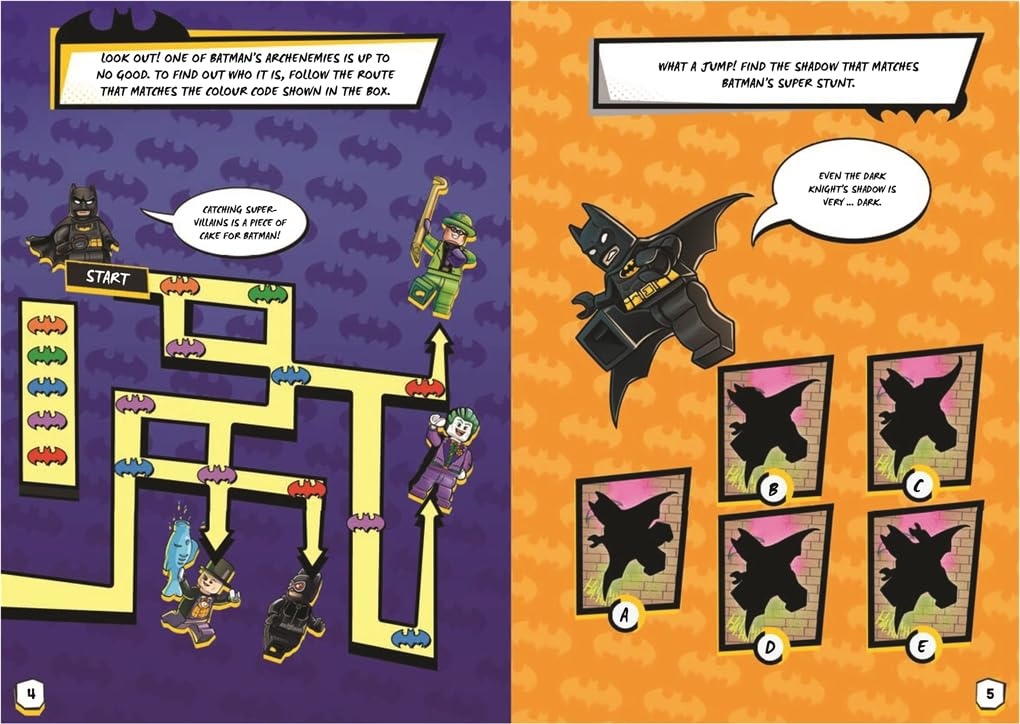 image:imageBuster Books LEGO DC Super Heroes Here Comes Batman with Batman minifigure LEGO Minifigure Activity