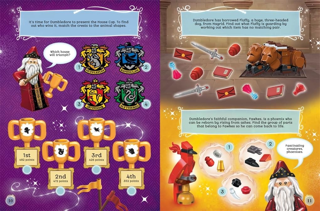image:imageBuster Books LEGO Harry Potter Official Yearbook 2024 with Albus Dumbledore minifigure LEGO Annual