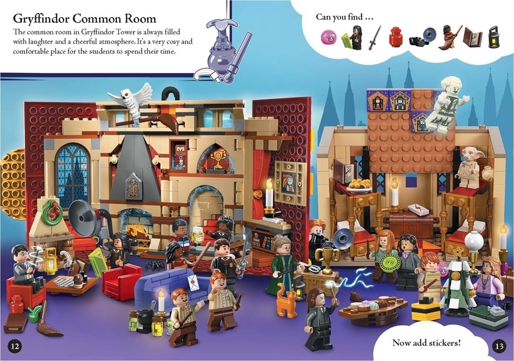 image:imageBuster Books LEGO Harry Potter Search Find Sticker Activity Book with over 600 stickers LEGO Search and Find