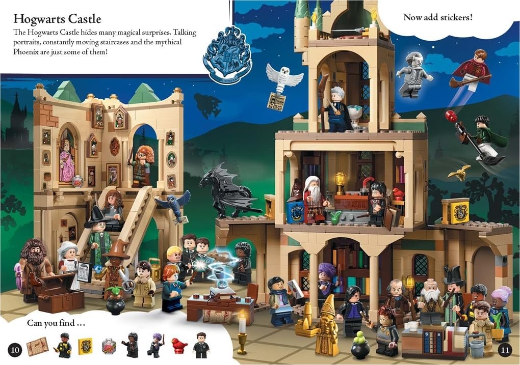 image:imageBuster Books LEGO Harry Potter Search Find Sticker Activity Book with over 600 stickers LEGO Search and Find