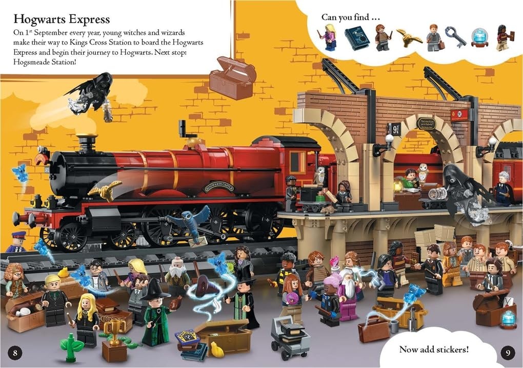 image:imageBuster Books LEGO Harry Potter Search Find Sticker Activity Book with over 600 stickers LEGO Search and Find