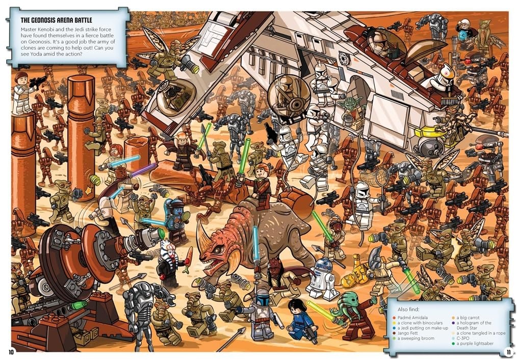 image:imageBuster Books LEGO Star Wars Wheres Yoda A Search and Find Adventure LEGO Search and Find