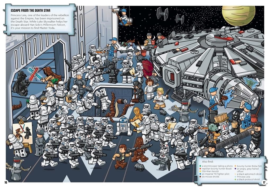 image:imageBuster Books LEGO Star Wars Wheres Yoda A Search and Find Adventure LEGO Search and Find