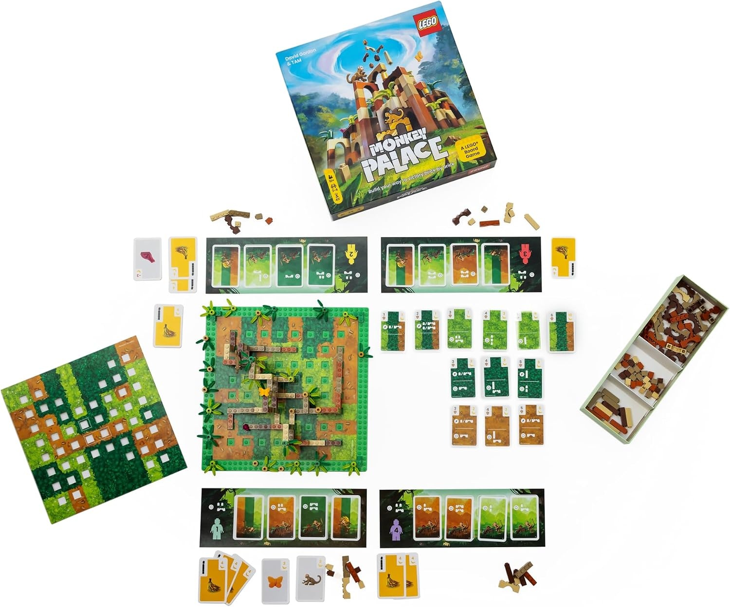 image:imageDotted Games Monkey Palace A LEGO Board Game Build Your Way to Victory Stone by Brick Fun Building Family Game Age 10 24 Players