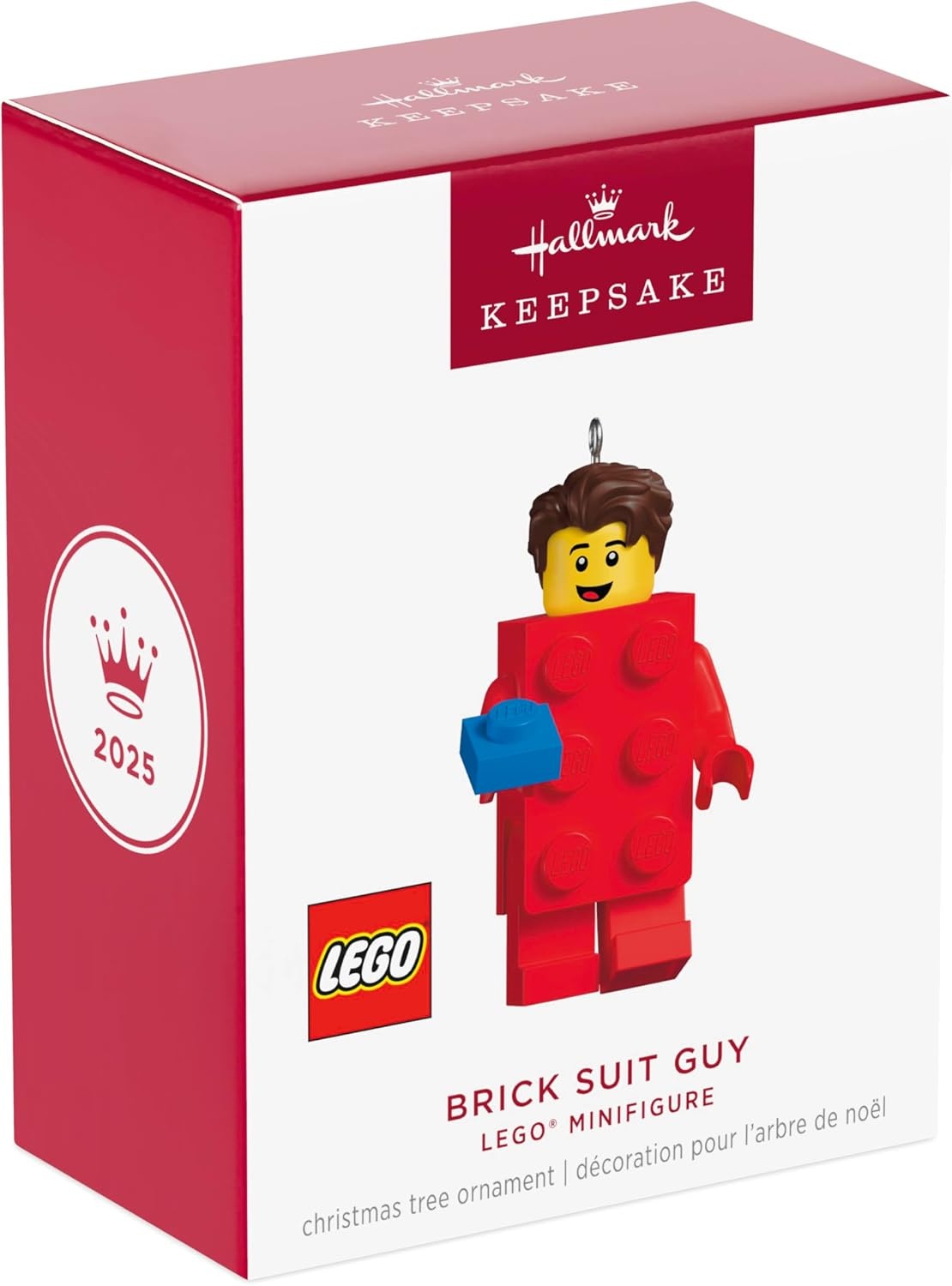 image:imageHallmark Keepsake Christmas Ornament Brick Suit Girl LEGO Minifigure Gifts for LEGO FansBrick Suit Guy LEGO Minifigure
