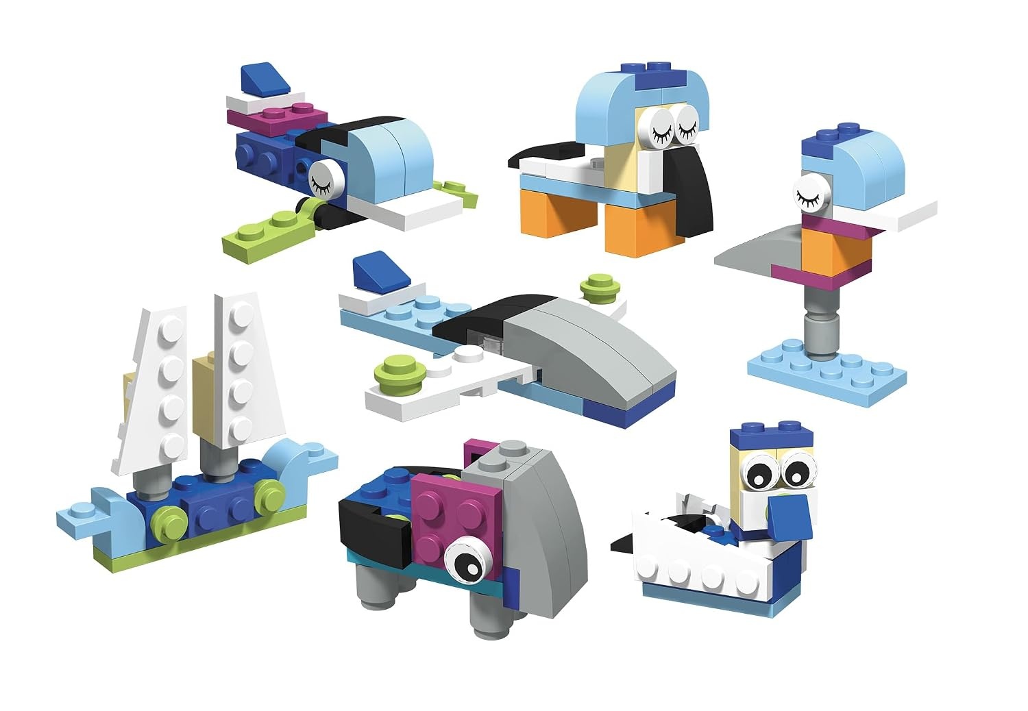 image:imageLEGO Books 5Minute Builds Proyectos de 5 minutos Bilingual EnglishSpanish Set with 100 Quick Model Build Ideas Basic Brick Kit and Awesome Activities