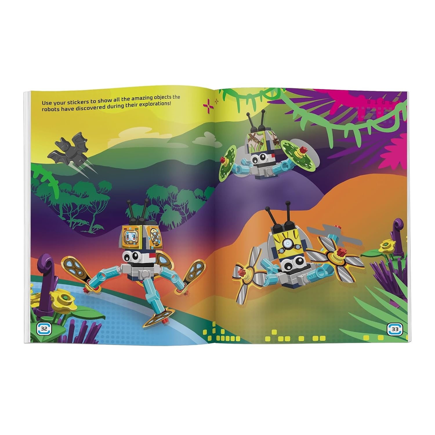 image:imageLEGO Books Build and Stick Robots Activity Book with 200 Stickers Exclusive Models and Awesome Activities to Inspire Imagination and Creativity
