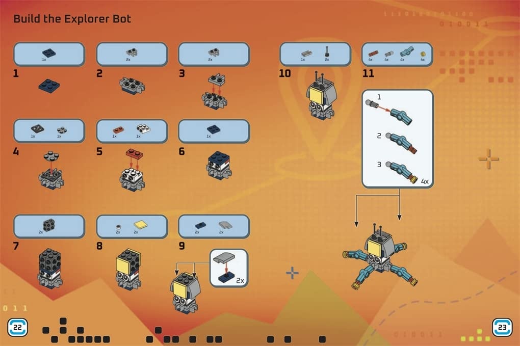 image:imageLEGO Books Build and Stick Robots LEGO Build and Stick Activity Box