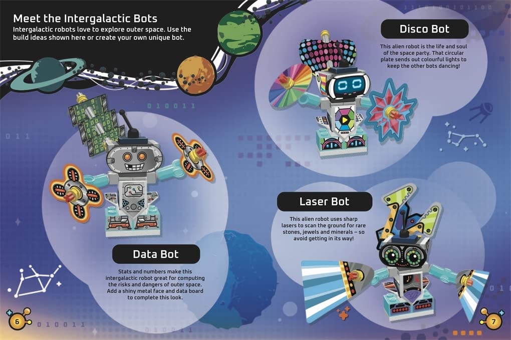 image:imageLEGO Books Build and Stick Robots LEGO Build and Stick Activity Box