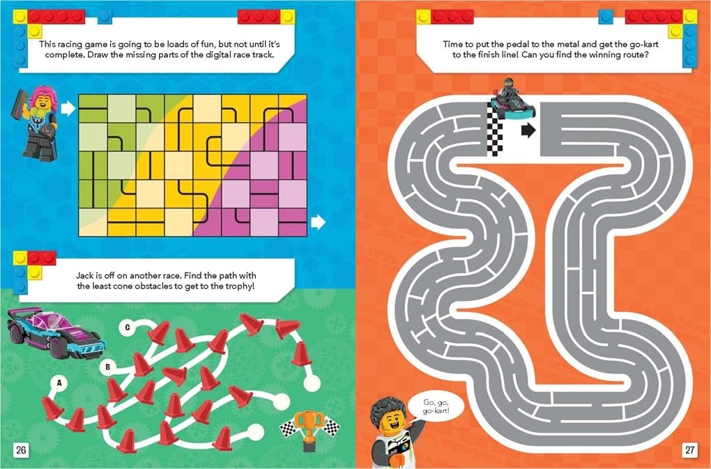 image:imageLEGO Books Official Annual 2025 with racing driver minifigure and trophy LEGO Annual