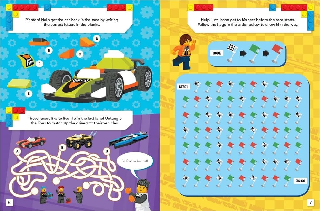 image:imageLEGO Books Official Annual 2025 with racing driver minifigure and trophy LEGO Annual