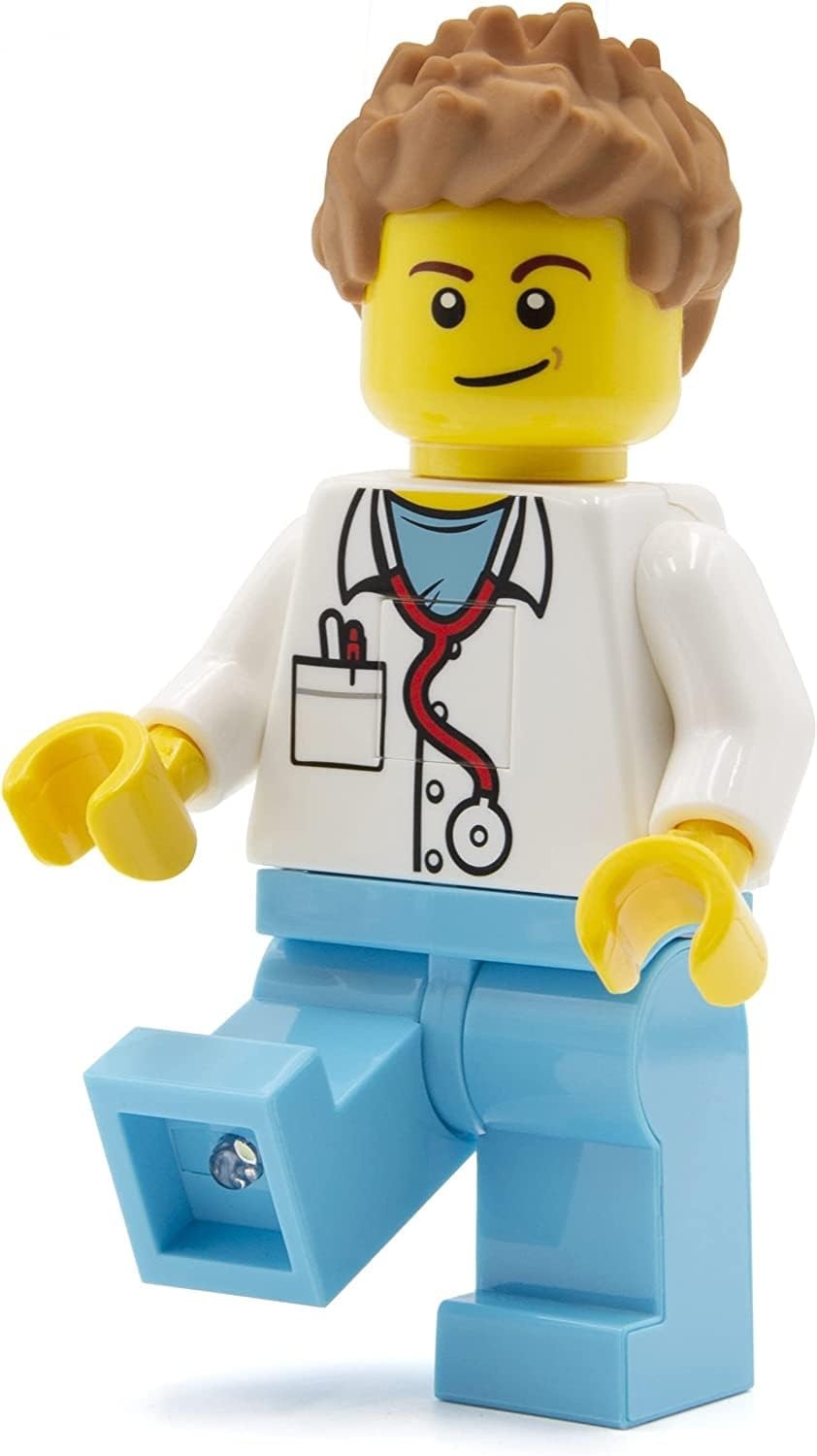 image:imageLEGO City Torch Flashlight Doctor TO48 ExtraLarge 5 Inch Tall Figure Flashlight LED Light