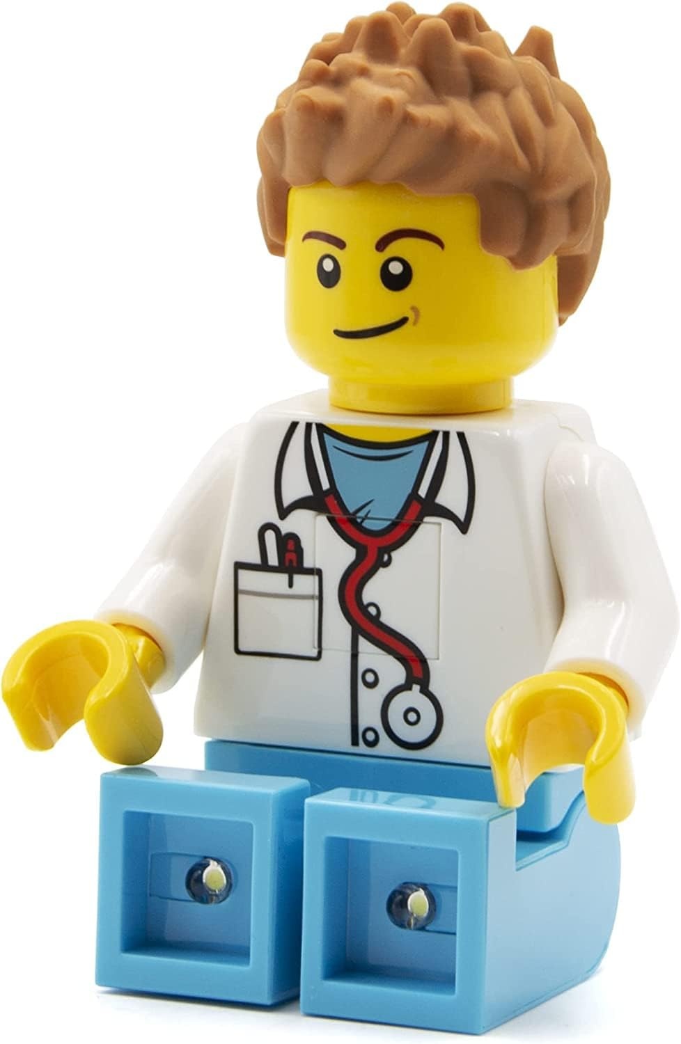 image:imageLEGO City Torch Flashlight Doctor TO48 ExtraLarge 5 Inch Tall Figure Flashlight LED Light