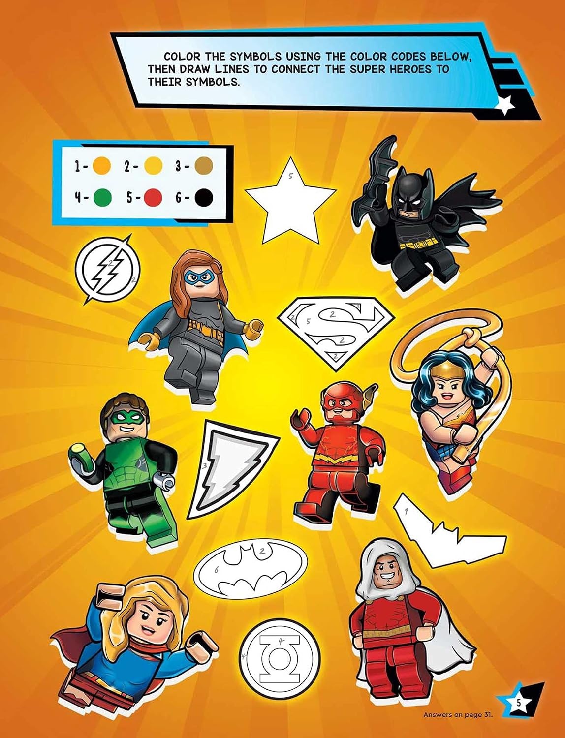 image:imageLEGO DC Super Heroes Gotham Citys New Defender Activity Book with Minifigure
