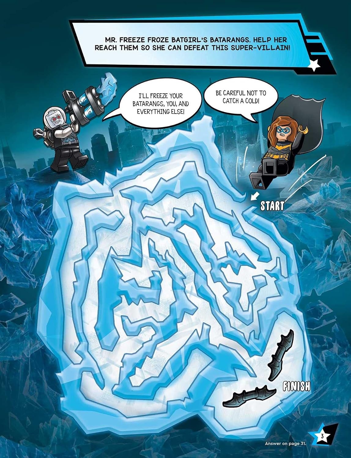 image:imageLEGO DC Super Heroes Gotham Citys New Defender Activity Book with Minifigure