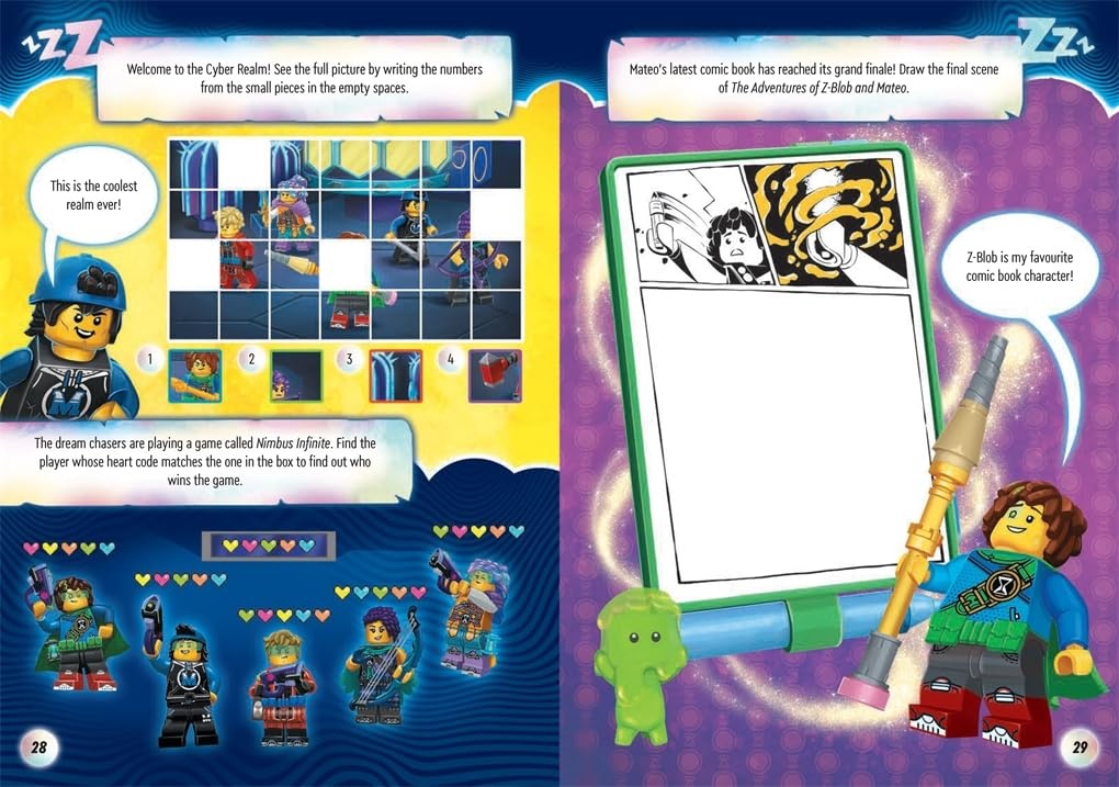 image:imageLEGO DREAMZzz Dream Crafters Activity Book with Mateo LEGO minifigure LEGO Minifigure Activity