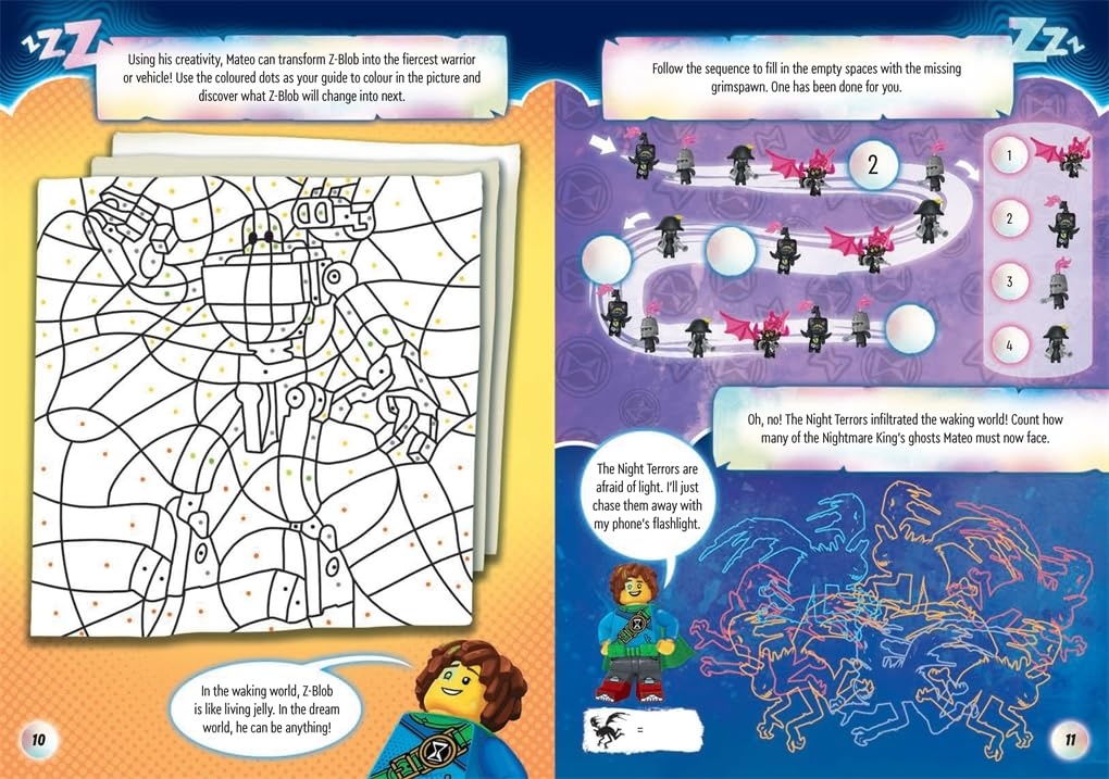 image:imageLEGO DREAMZzz Dream Crafters Activity Book with Mateo LEGO minifigure LEGO Minifigure Activity