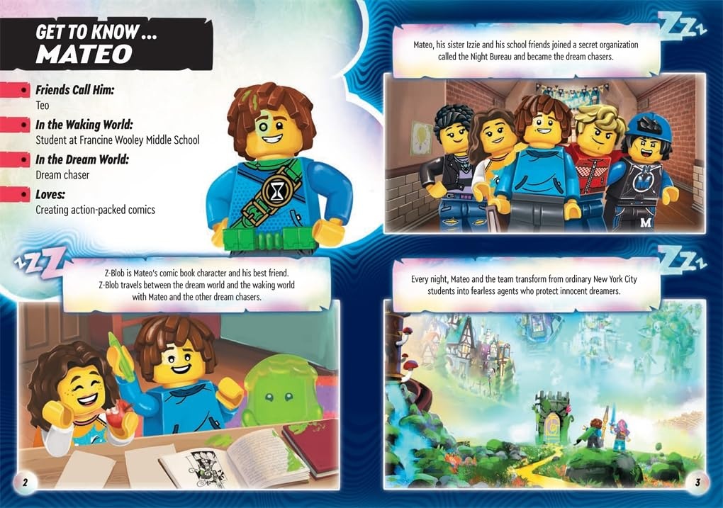 image:imageLEGO DREAMZzz Dream Crafters Activity Book with Mateo LEGO minifigure LEGO Minifigure Activity