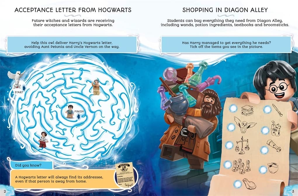 image:imageLEGO Harry Potter Harrys Hogwarts Adventures with LEGO Harry Potter minifigure LEGO Minifigure Activity