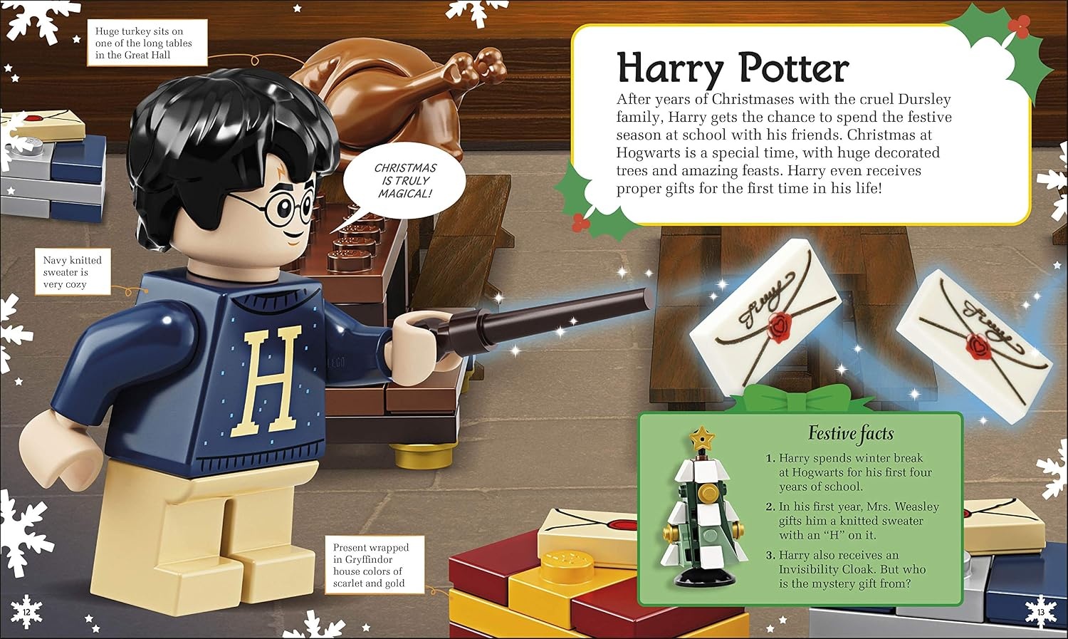 image:imageLEGO Harry Potter Holidays at Hogwarts With LEGO Harry Potter minifigure in Yule Ball robes