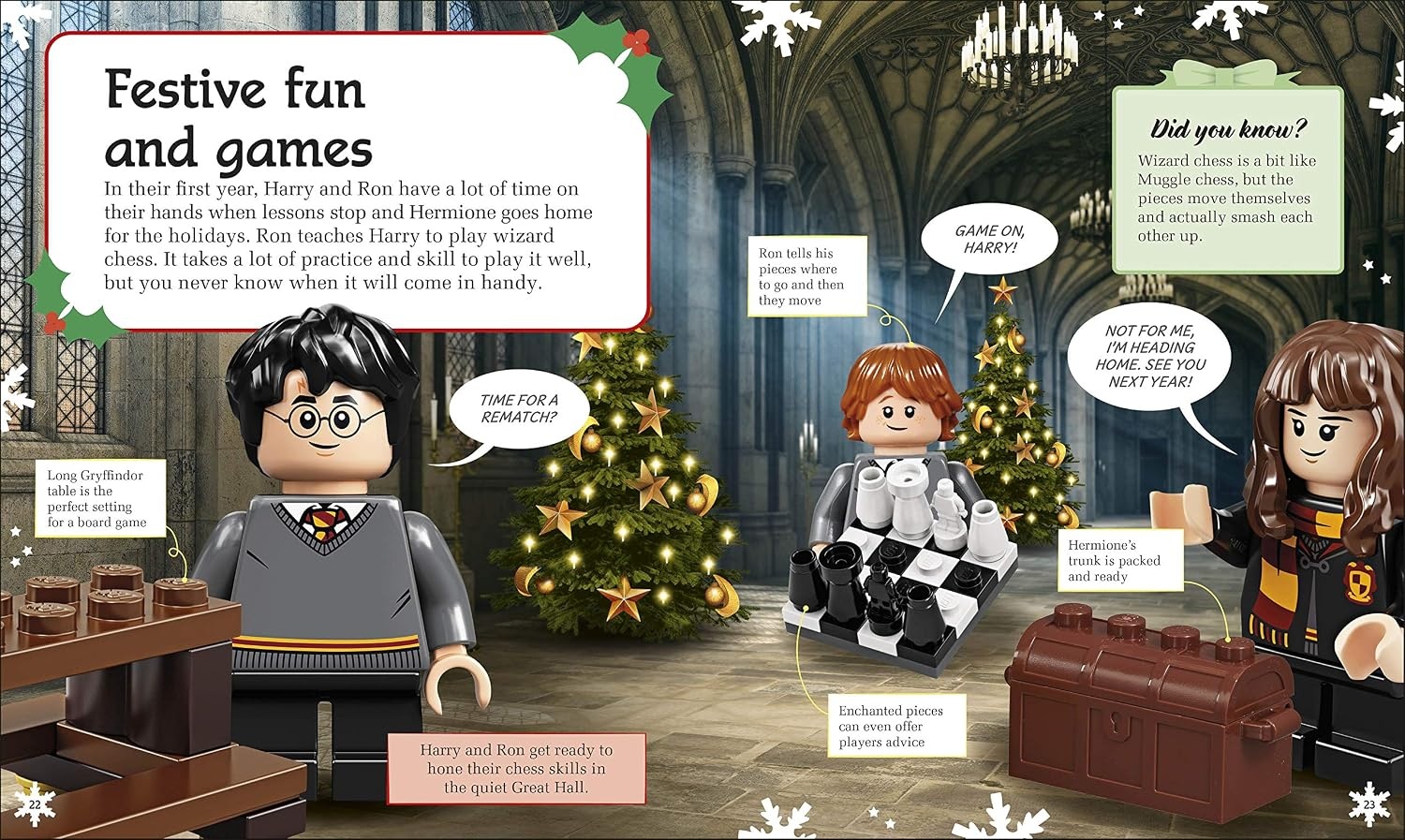 image:imageLEGO Harry Potter Holidays at Hogwarts With LEGO Harry Potter minifigure in Yule Ball robes