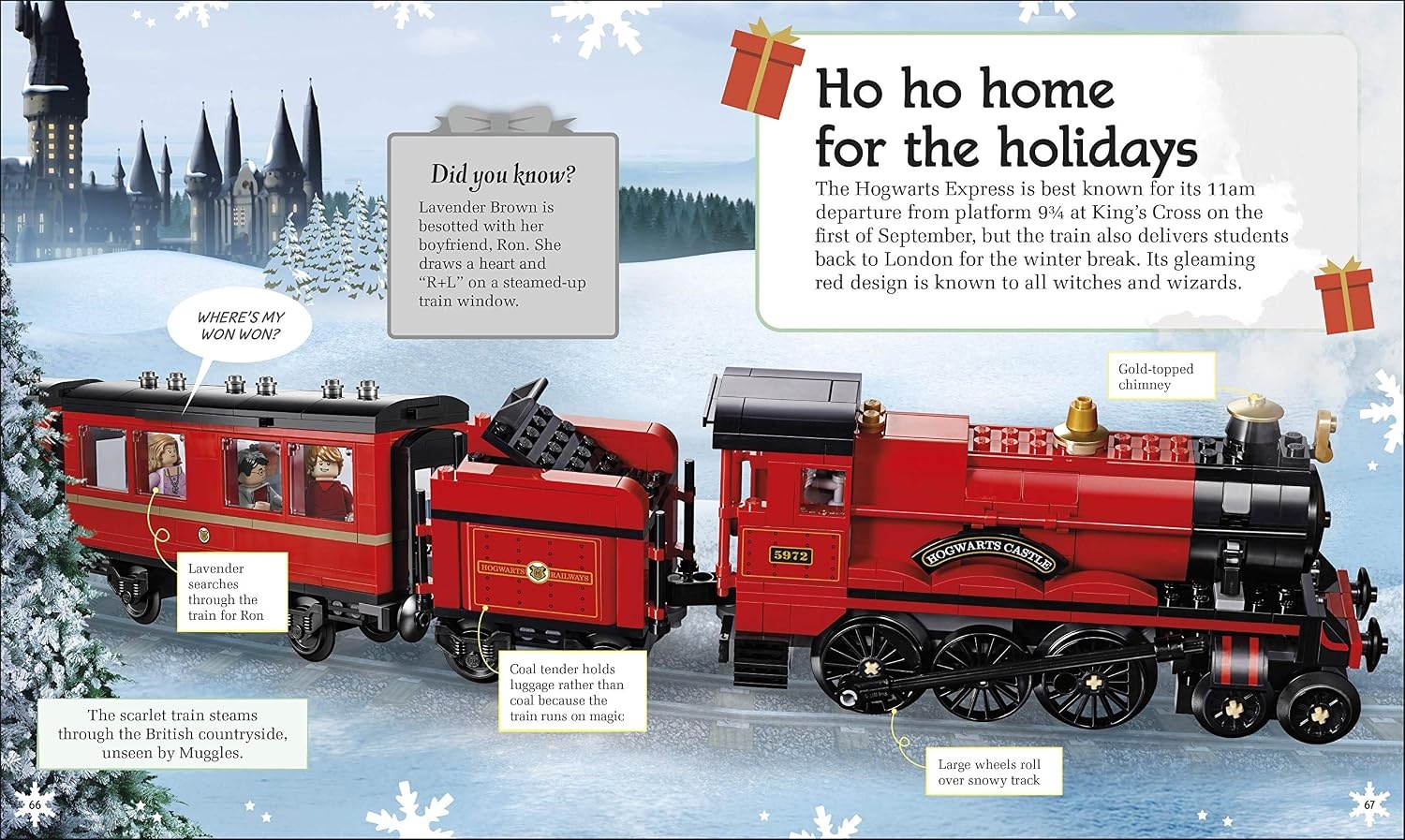 image:imageLEGO Harry Potter Holidays at Hogwarts With LEGO Harry Potter minifigure in Yule Ball robes
