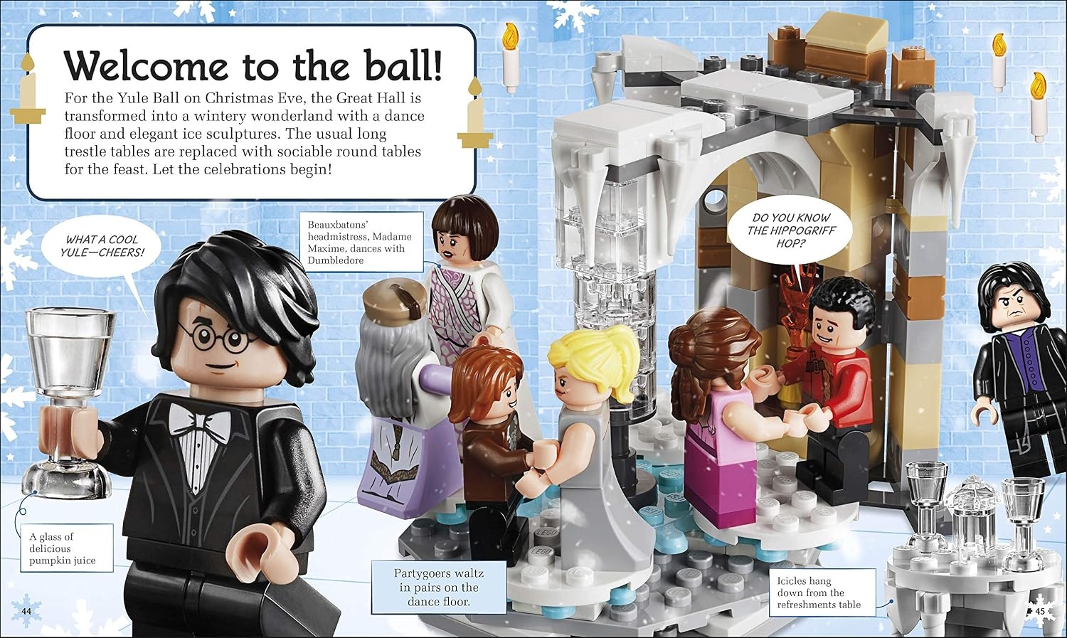 image:imageLEGO Harry Potter Holidays at Hogwarts With LEGO Harry Potter minifigure in Yule Ball robes