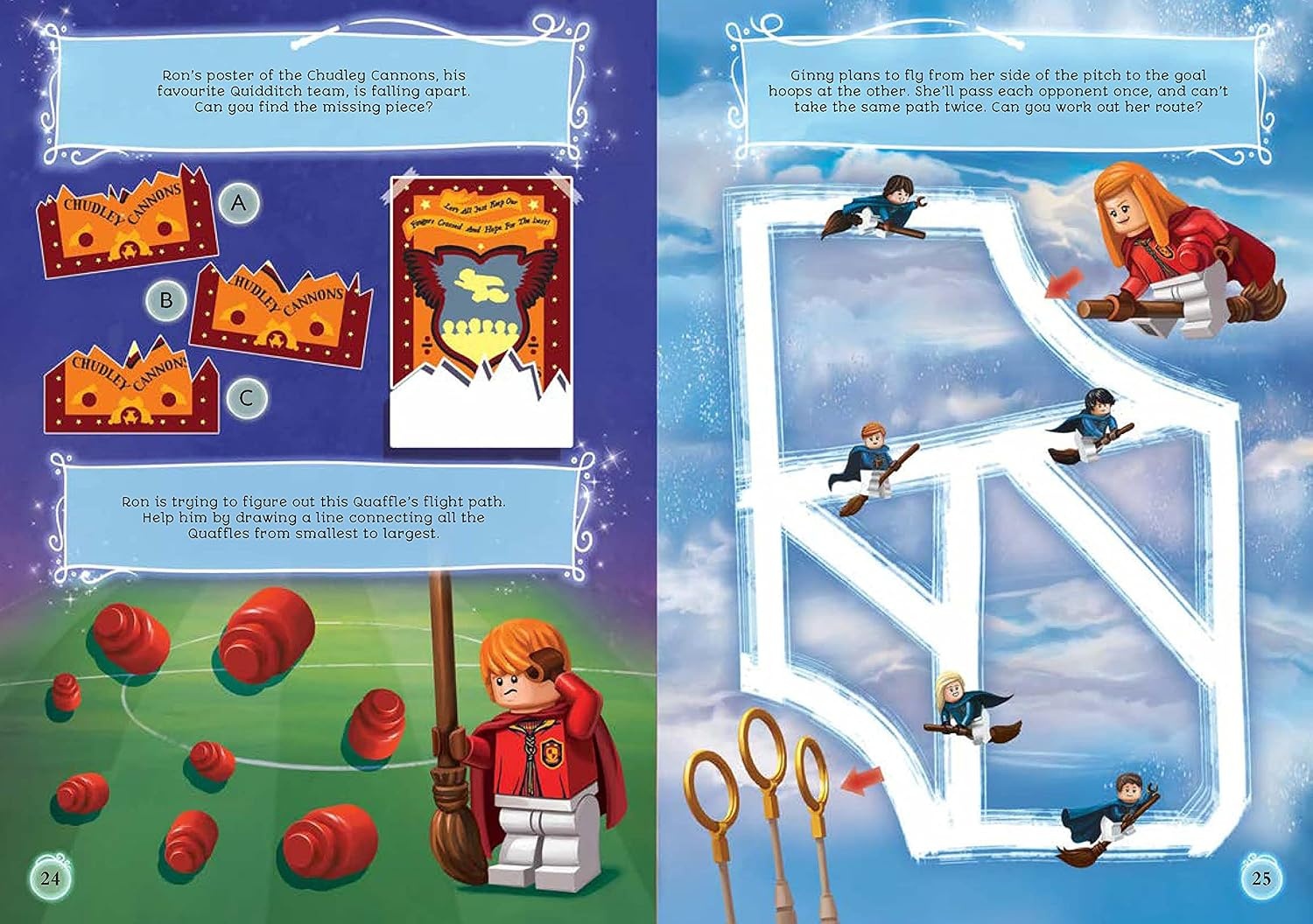 image:imageLEGO Harry Potter Lets Play Quidditch Activity Book with Cedric Diggory minifigure LEGO Minifigure Activity