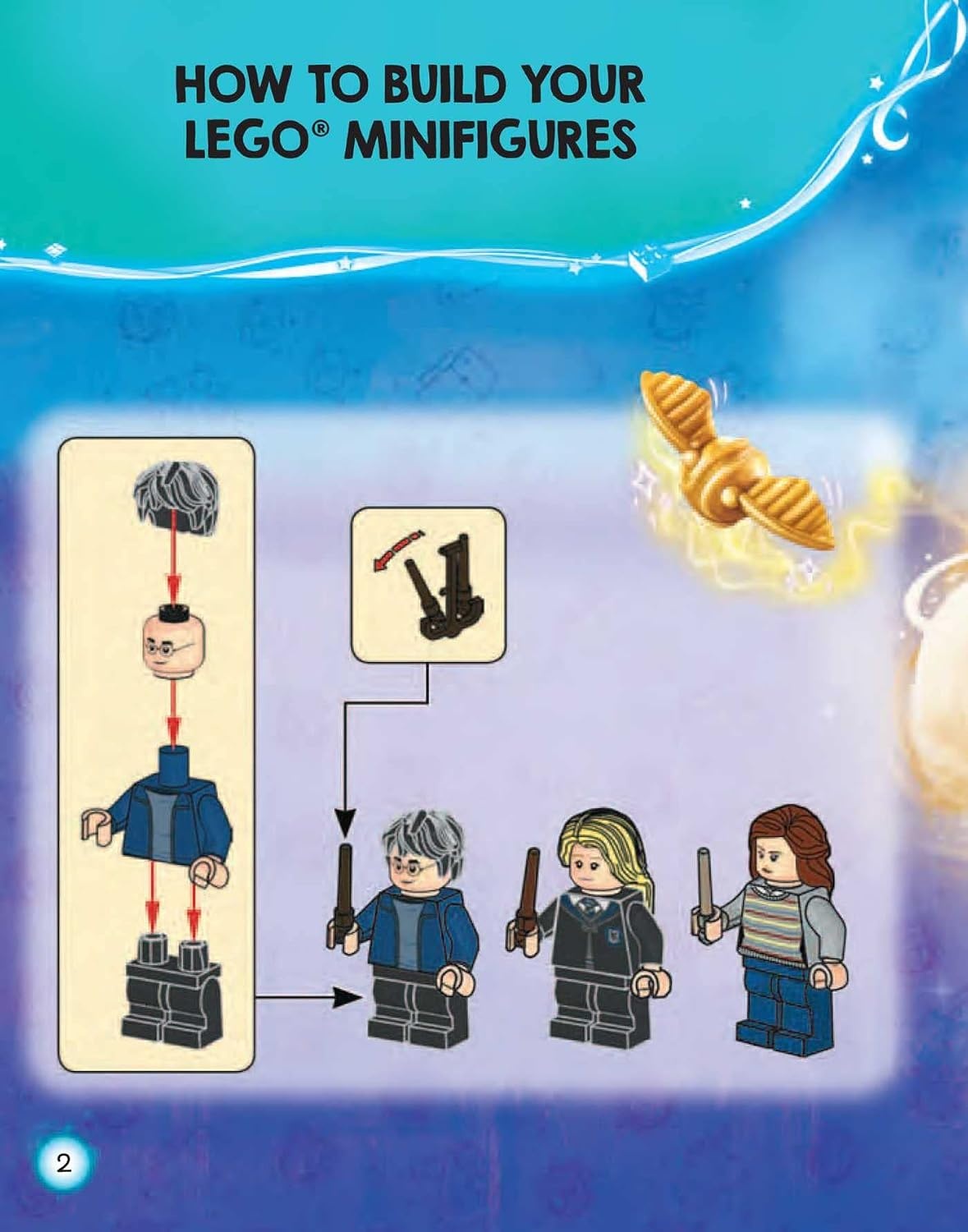 image:imageLEGO Harry Potter Magical Defenders Activity Book with 3 Minifigures and Accessories