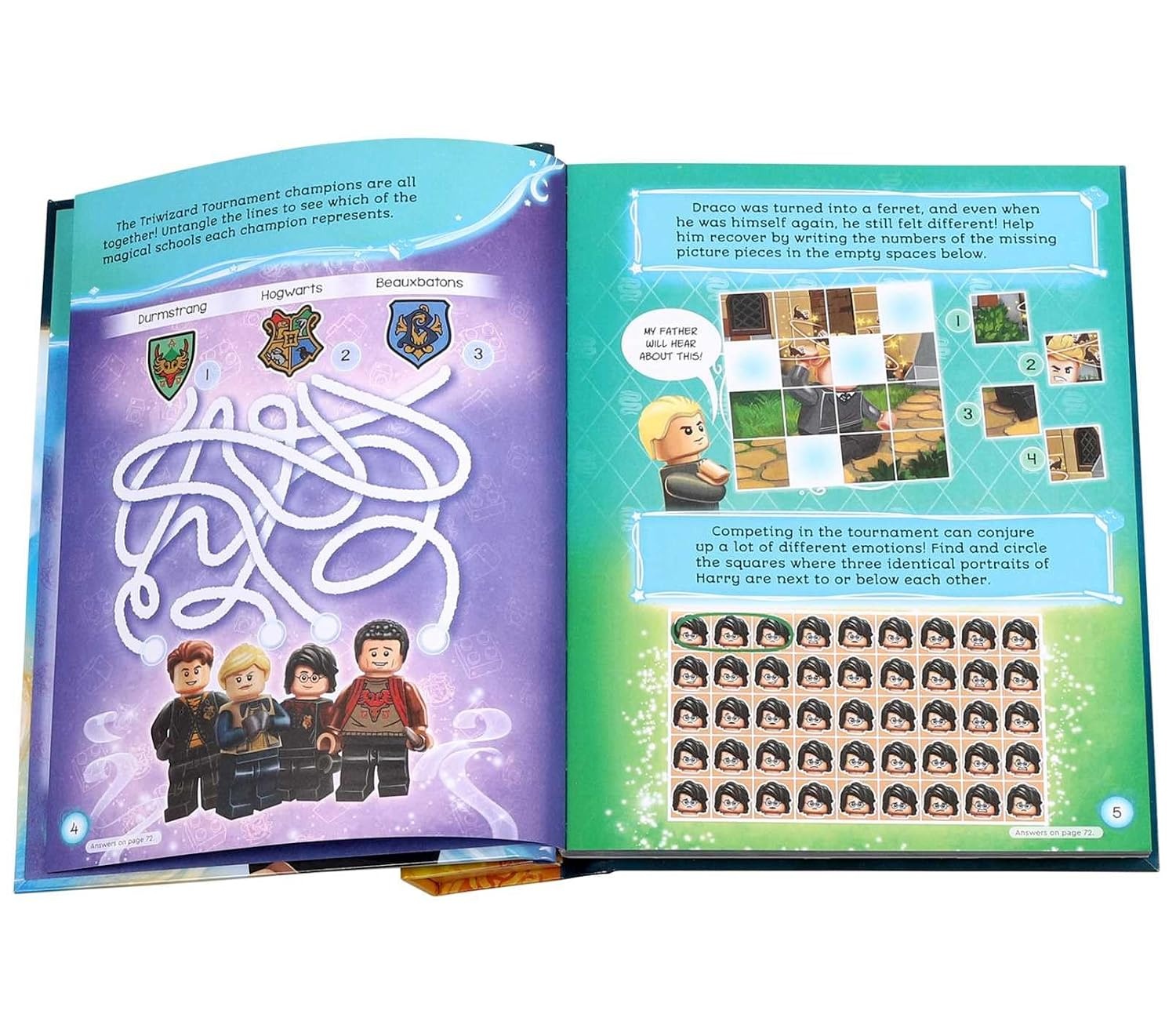 image:imageLEGO Harry Potter Magical Defenders Activity Book with 3 Minifigures and Accessories