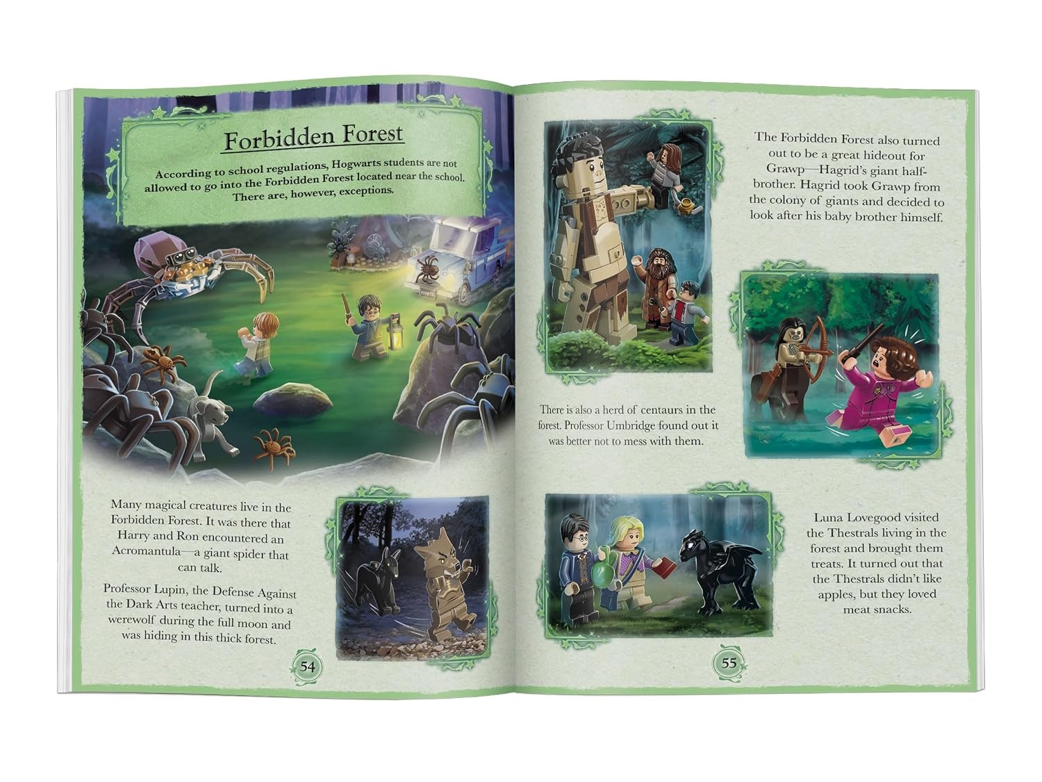 image:imageLEGO Harry Potter Magical Year at Hogwarts Christmas Activity Book with Fun Facts Play Scene Basic Brick Kit and 3 LEGOR Minifigures to Inspire Imagination and Creativity