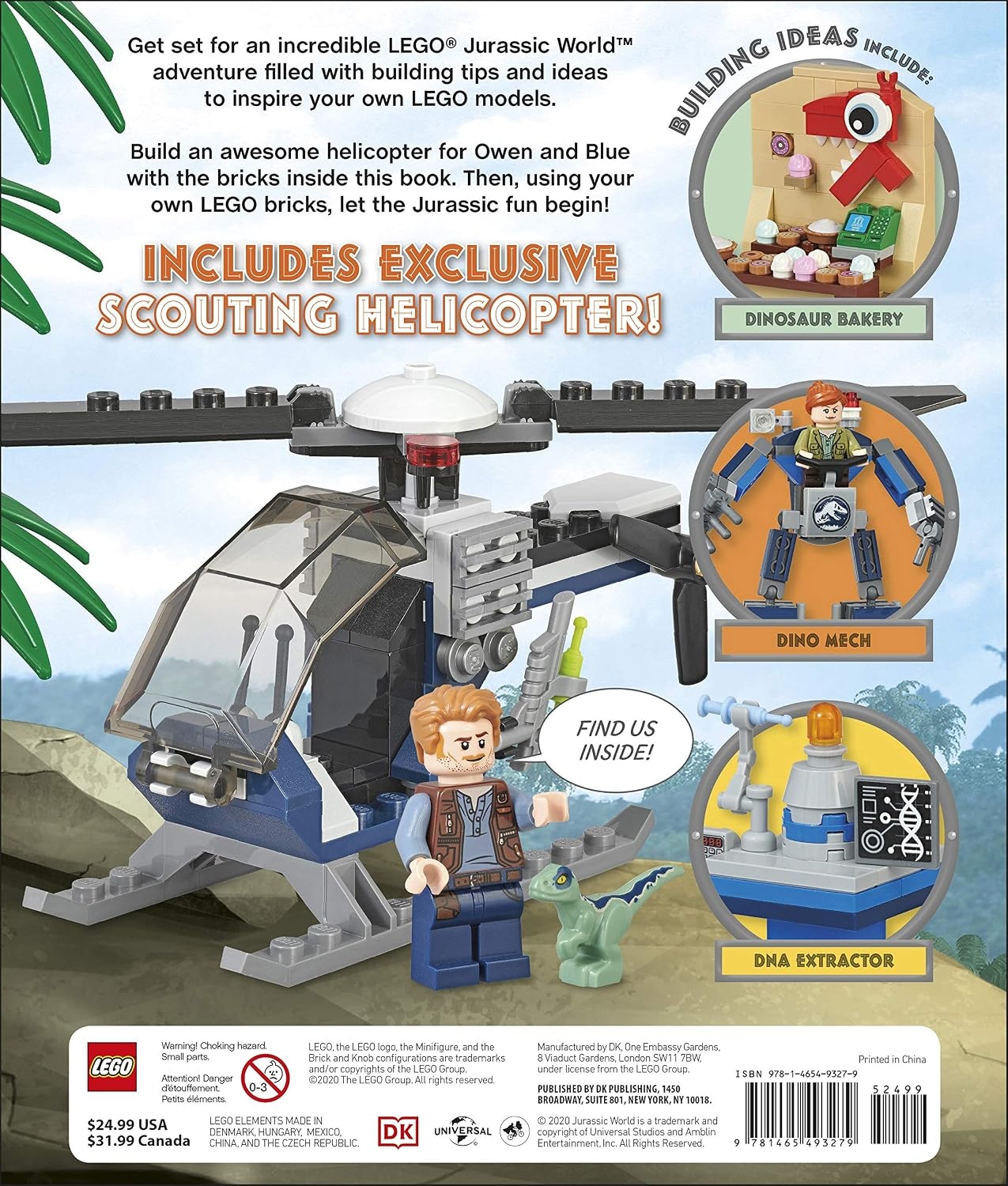 image:imageLEGO Jurassic World Build Your Own Adventure with minifigure and exclusive model