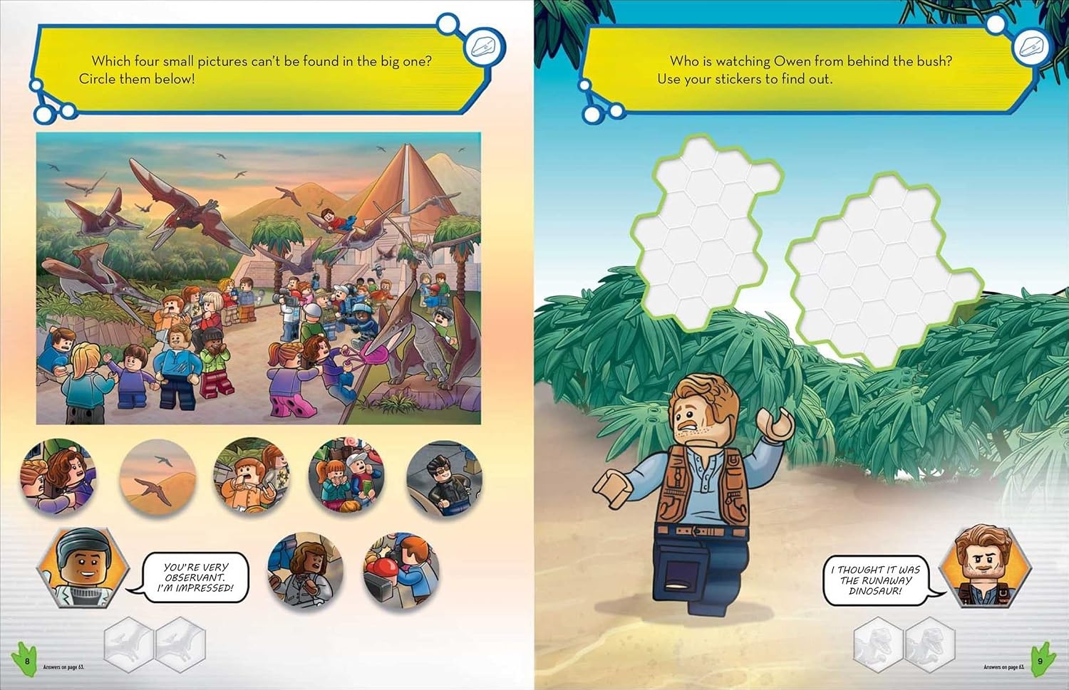 image:imageLEGO Jurassic World Dino Escape Over 1001 Stickers
