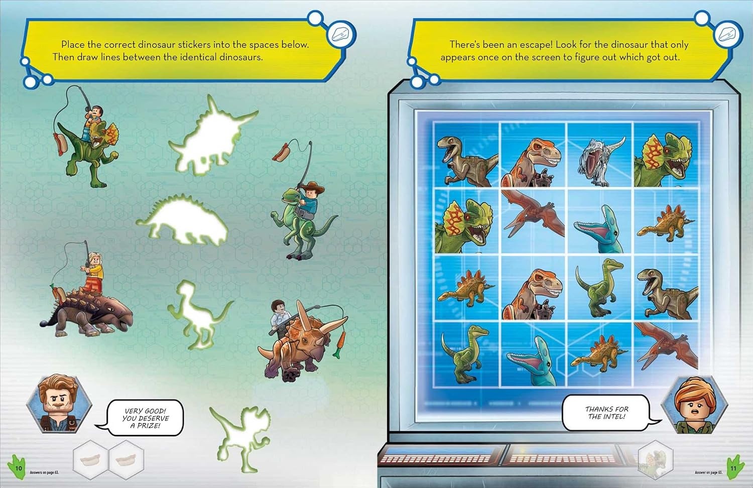image:imageLEGO Jurassic World Dino Escape Over 1001 Stickers