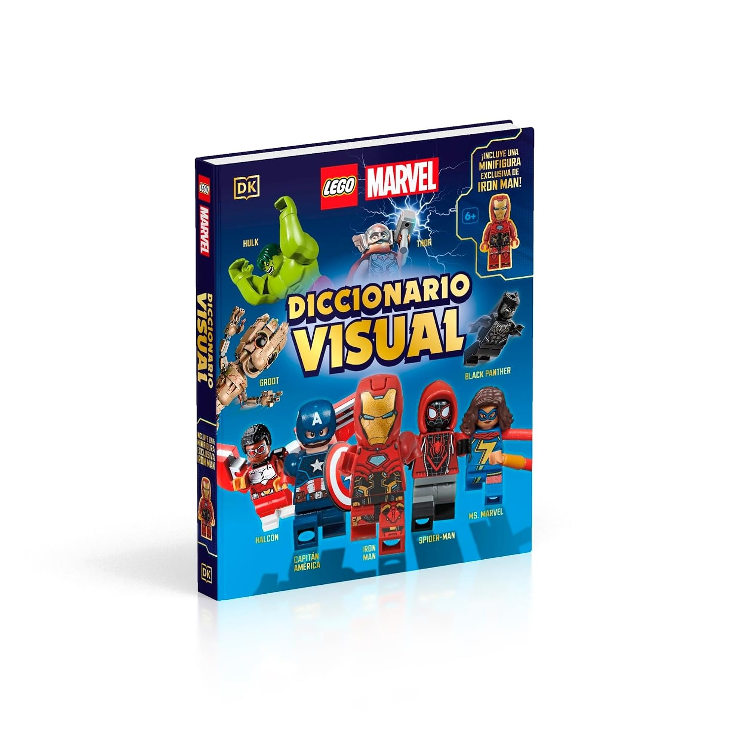 image:imageLEGO Marvel El diccionario visual Visual Dictionary Con una minifigura exclusiva de LEGO Marvel Spanish Edition