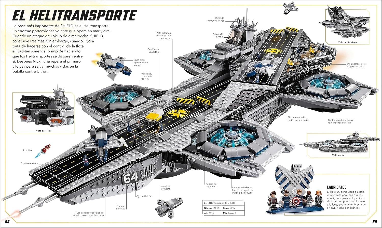 image:imageLEGO Marvel El diccionario visual Visual Dictionary Con una minifigura exclusiva de LEGO Marvel Spanish Edition