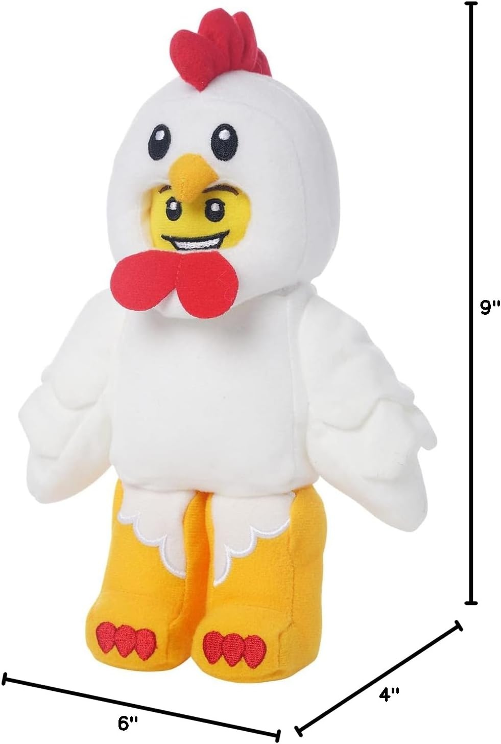 image:imageLEGO Minifigure Chicken Suit Guy 9 Plush Character