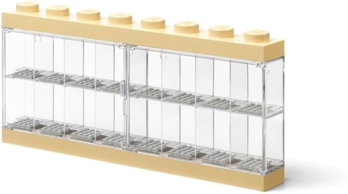 image:imageLEGO Minifigure Display Case 16 Black Space for 16 Minifigures BPAfree large cabinet with 16 individual compartments and baseplates Securely showcase your favorite LEGO charactersHarry Potter