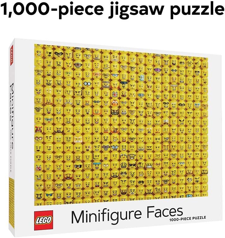 image:imageLEGO Minifigure Faces 1000Piece Jigsaw Puzzle