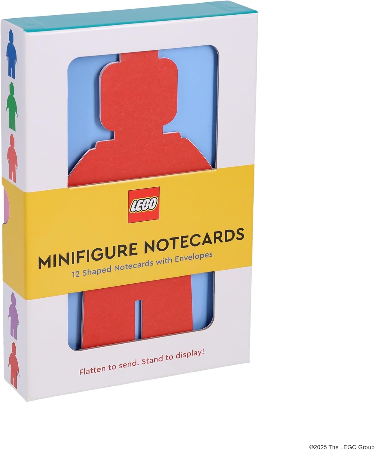image:imageLEGO Minifigure Notecards 12 Shaped Notecards with Envelopes