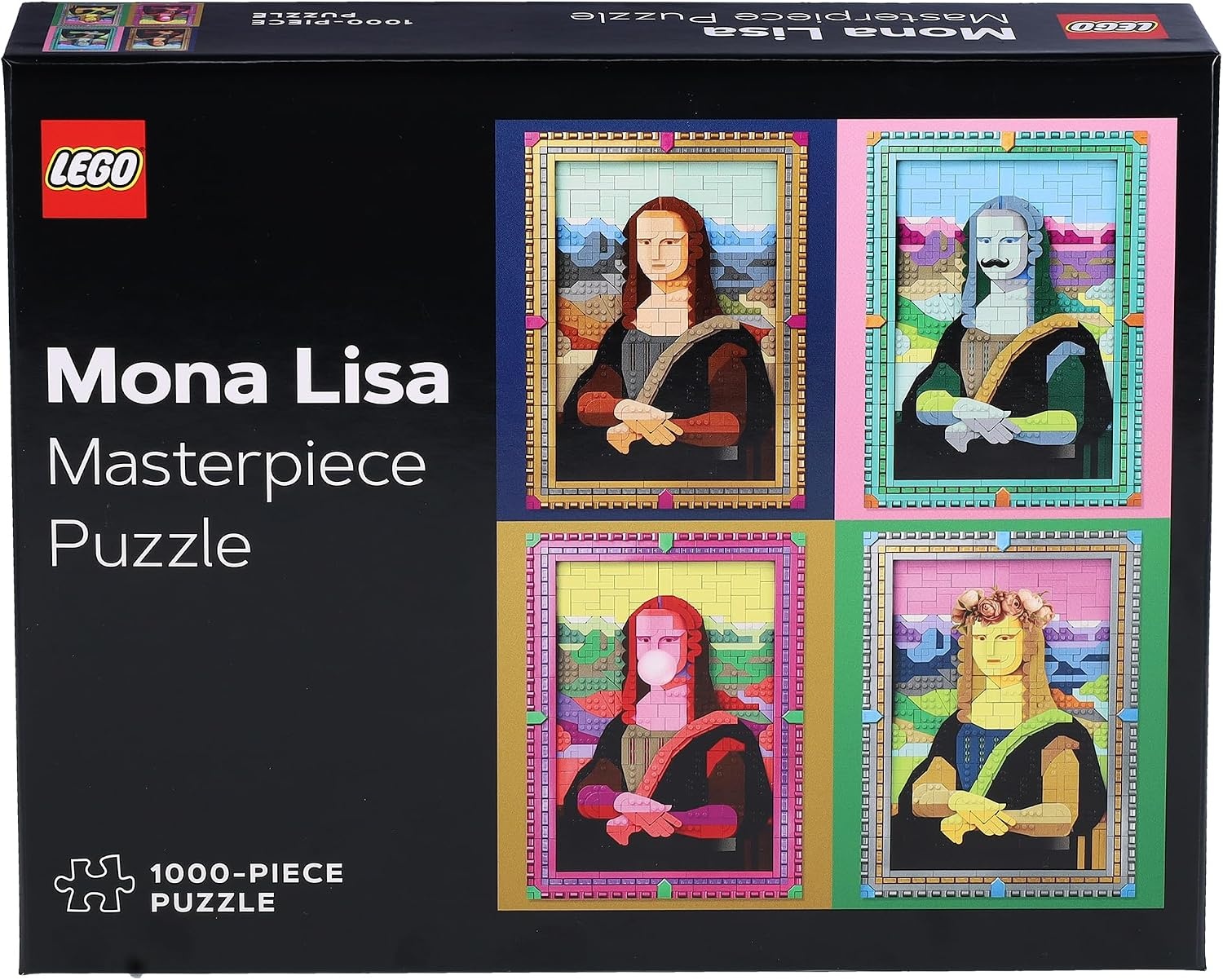 image:imageLEGO Minifigure Rainbow 1000Piece Jigsaw PuzzleLego Materpiece Mona Lisa