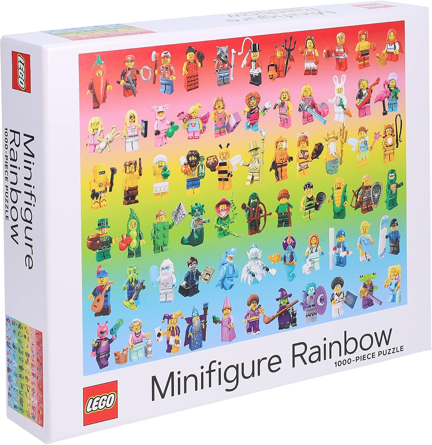 image:imageLEGO Minifigure Rainbow 1000Piece Jigsaw PuzzleLego Minifigure Rainbow