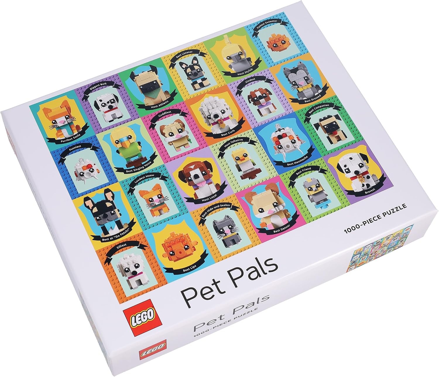 image:imageLEGO Minifigure Rainbow 1000Piece Jigsaw PuzzleLego Pet Pals