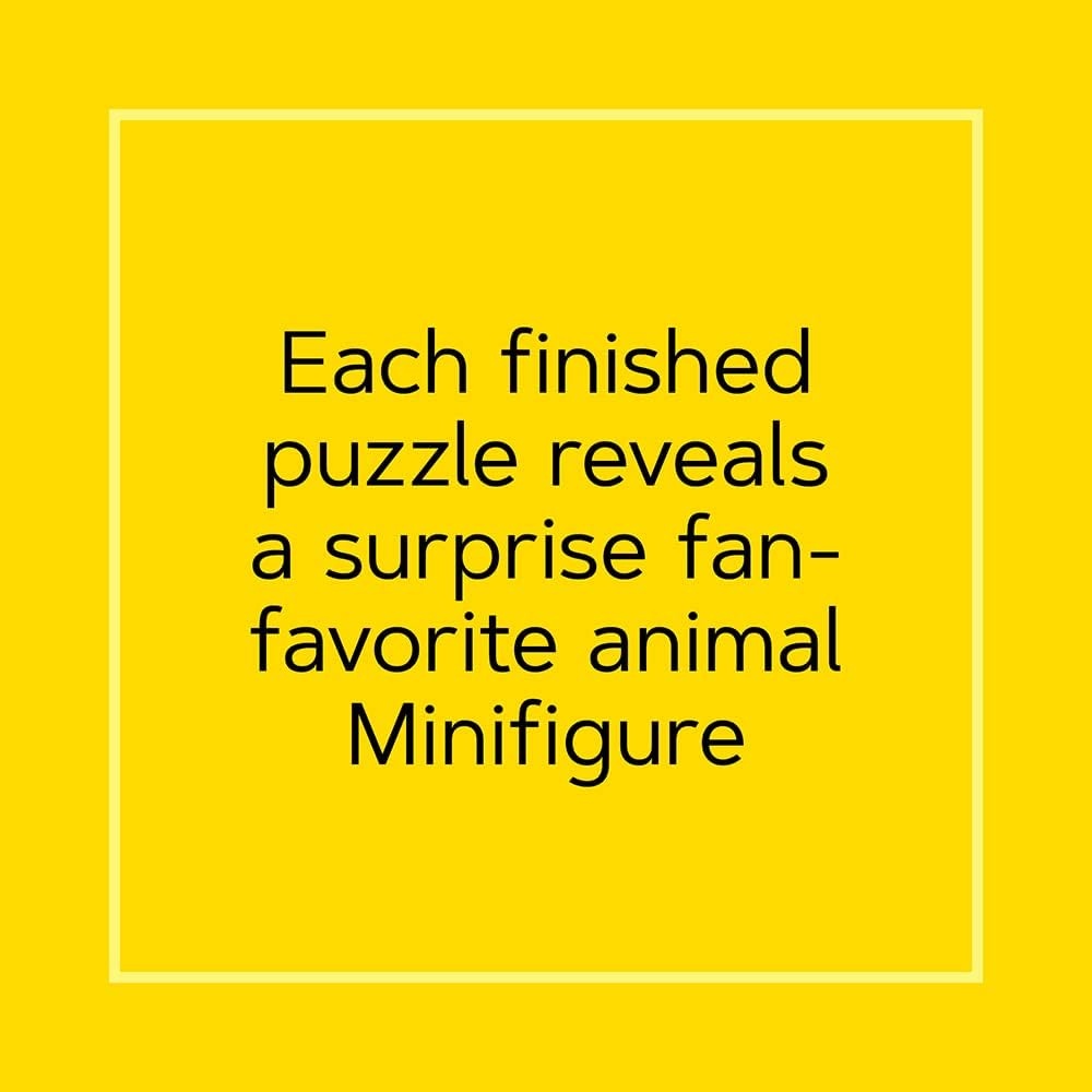 image:imageLEGO Mystery Minifigure Mini Puzzles Animal Edition 126Piece Jigsaw Puzzle