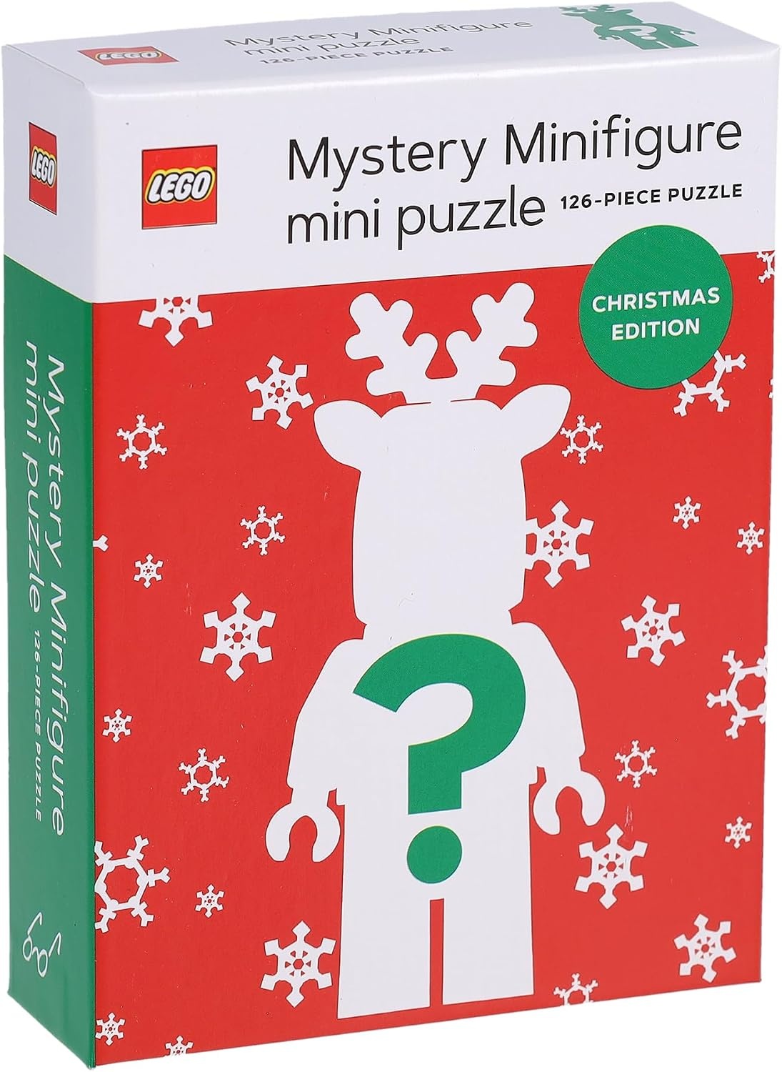 image:imageLEGO Mystery Minifigure Mini Puzzles Christmas Edition Red 126Piece Jigsaw Puzzle