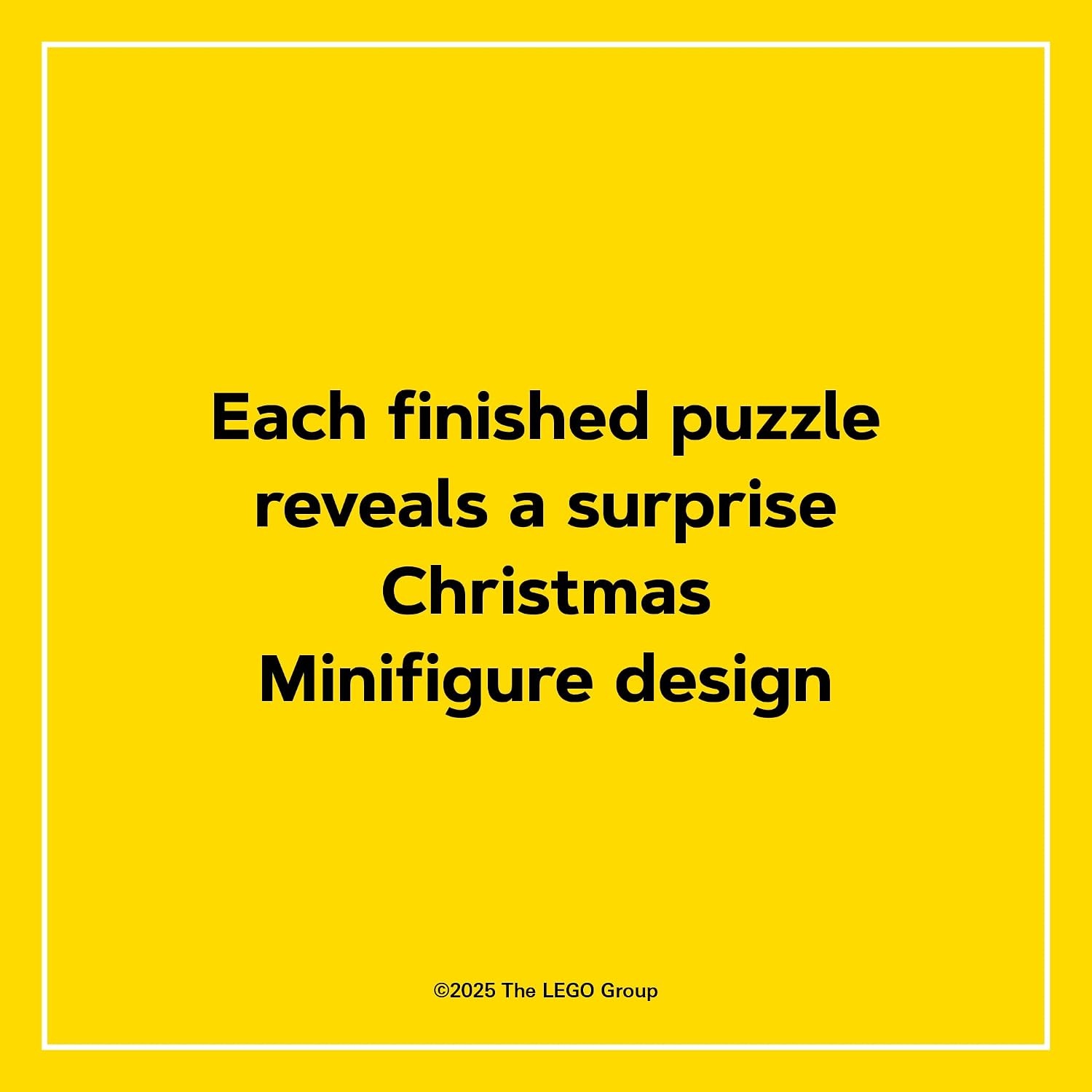 image:imageLEGO Mystery Minifigure Mini Puzzles Christmas Edition Red 126Piece Jigsaw Puzzle