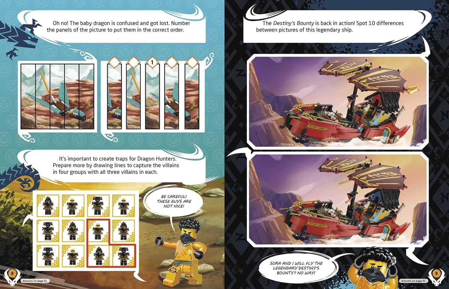 image:imageLEGO NINJAGO Ninja Power Activity Book with Minifigure