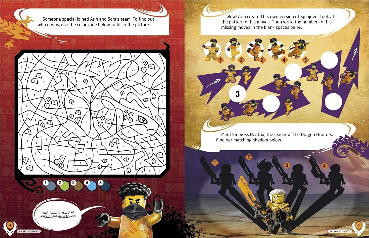 image:imageLEGO NINJAGO Ninja Power Activity Book with Minifigure
