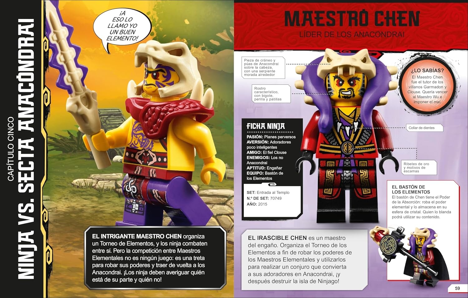 image:imageLEGO Ninjago enciclopedia de personajes Nueva Edicin Character Encyclopedia New Edition Spanish Edition