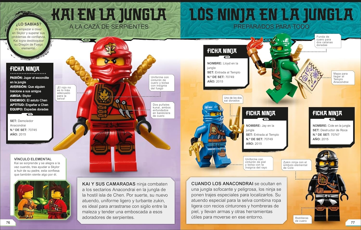 image:imageLEGO Ninjago enciclopedia de personajes Nueva Edicin Character Encyclopedia New Edition Spanish Edition